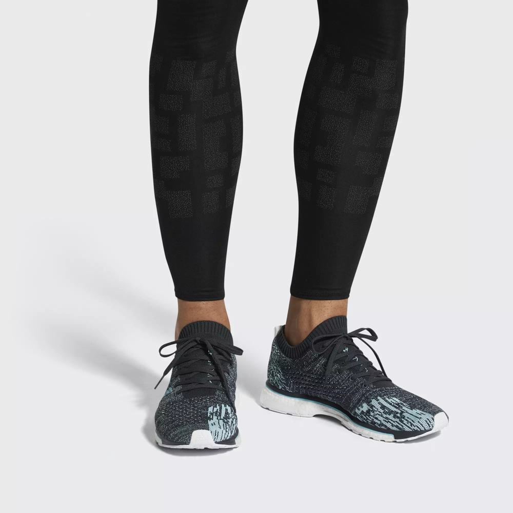 Adidas Adizero Prime Parley Tenis Para Correr Grises Para Hombre (MX-33395)